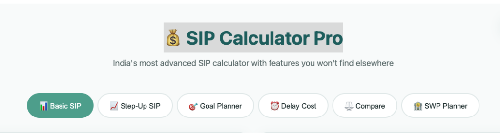 π° SIP Calculator Pro β Calculate Wealth, Inflation & LTCG Tax in One Place 2026 SIP calculator