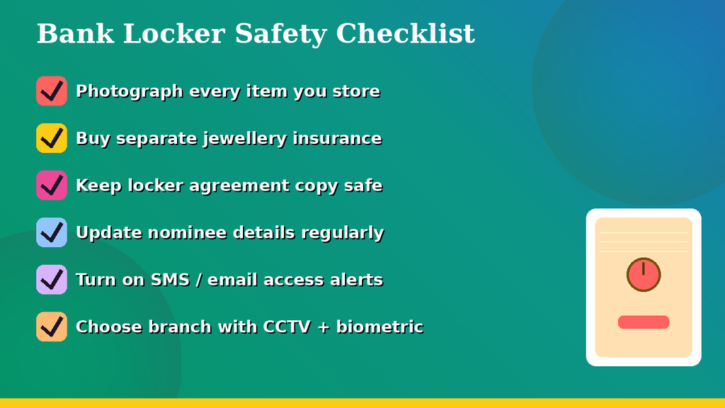 Is Your Gold Safe in Bank Locker? RBI Rules, Charges Aur Insurance Ki Poori Sachchai (2026) image