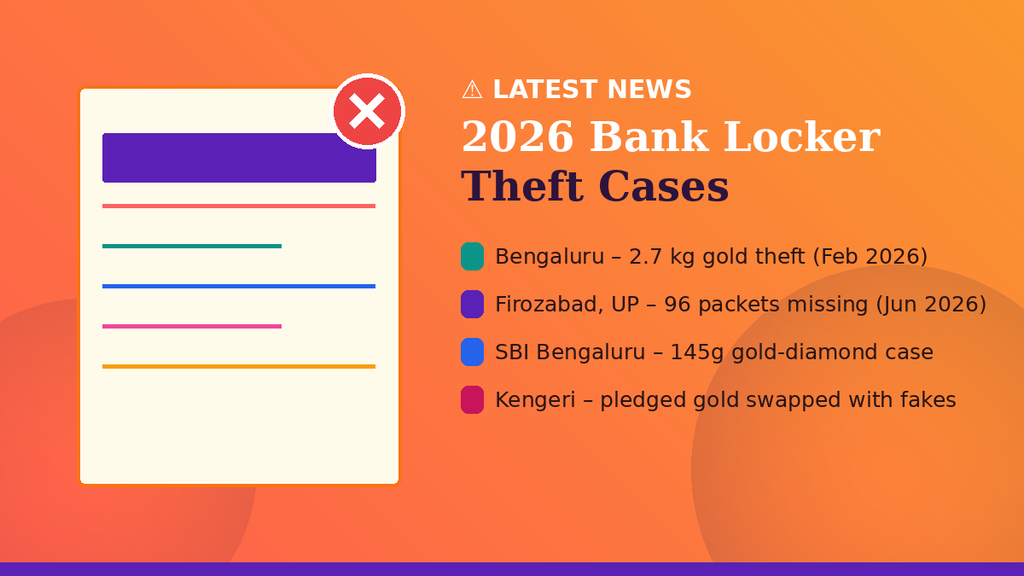 Is Your Gold Safe in Bank Locker? RBI Rules, Charges Aur Insurance Ki Poori Sachchai (2026) image